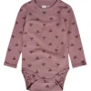 Hot Bambo body i ull/bambus, Twilight Mauve Ullbody Og Ullgensere Baby | Ullbodyer Baby Jente