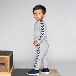 Best Bille joggedress sett til barn, grey melange Bukser & Tights Jente | Bukser & Tights Baby Jente