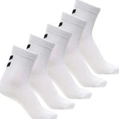 Sale 5-pack sokker til barn, bright white Sokker Jente 8- 16 År | Sokker Jente