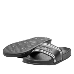 Online Hummel pool slide slippers til barn, black Sandaler Og Badesko