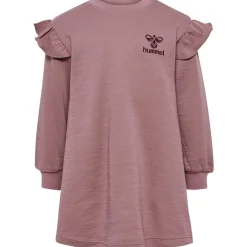 Clearance Wulbato kjole i ull/bomull til småbarn, Twilight Mauve Ullkjoler Jente 3-10 År | Ullkjoler Baby