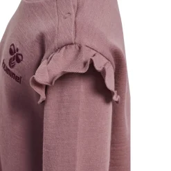 Clearance Wulbato kjole i ull/bomull til småbarn, Twilight Mauve Ullkjoler Jente 3-10 År | Ullkjoler Baby