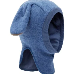 Sale Hust & Claire balaclava i ullfleece, china blue Vinterluer Baby