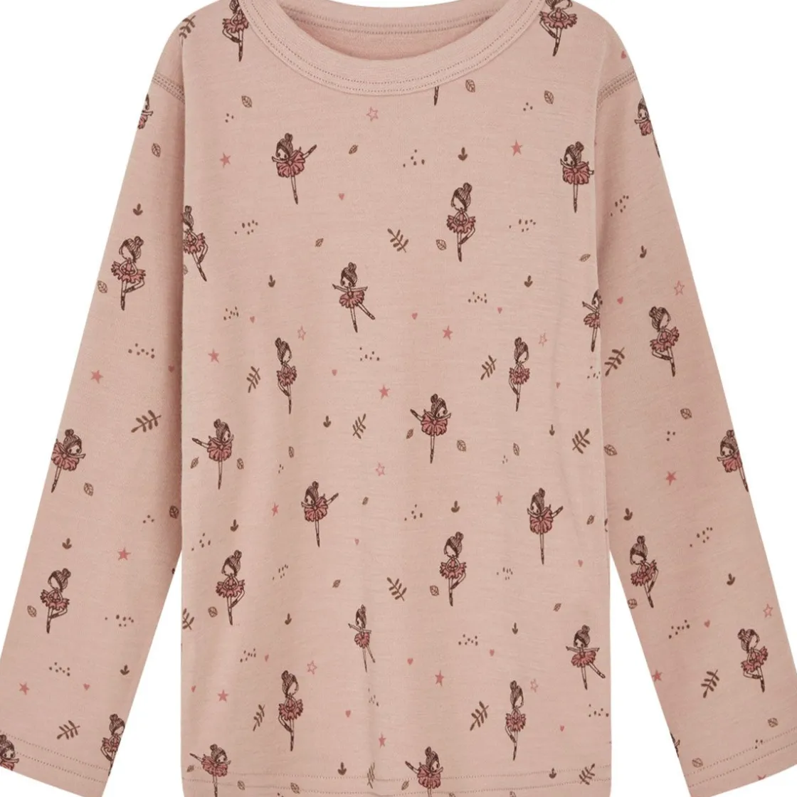 Discount Hust & Claire ballerina genser i ull/bambus, Rose Cloud Ullgensere Jente 3-10 År | Ullgensere Gutt 3-10 År