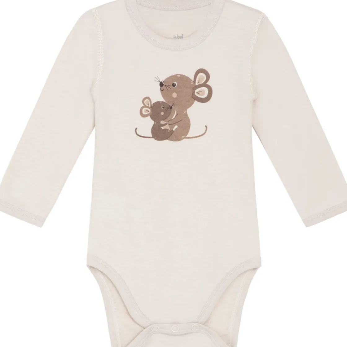 Sale Hust & Claire Baloo body ull/bambus mus, French Oak Ullbody Og Ullgensere Baby | Ullbodyer Baby Jente