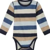 Hot Hust & Claire Baloo body ull/bambus striper, Cloud Blue Ullbody Og Ullgensere Baby | Ullbodyer Baby Gutt