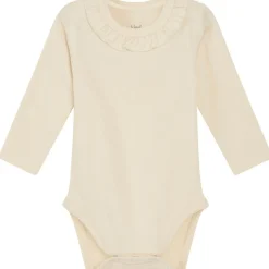 Hot Hust & Claire Barbara body i ull/bambus, Ecru Ullbody Og Ullgensere Baby | Juleantrekk Til Baby Jente