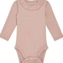 Clearance Hust & Claire Barbara body i ull/bambus, Rose Cloud Ullbody Og Ullgensere Baby | Penklær Baby Jente