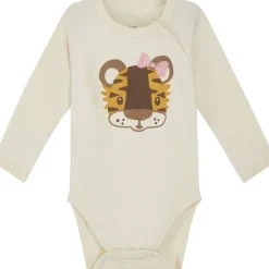 Best Hust & Claire Basti tiger body ull/bambus, Ecru Ullbody Og Ullgensere Baby | Ullbodyer Baby Jente