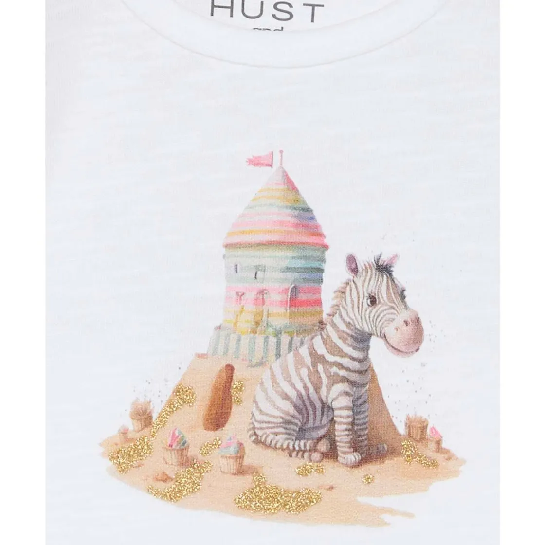 Fashion Hust & Claire Beninette kortermet body, white Bodyer Baby Jente