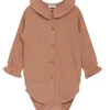 Sale Hust & Claire Bernadette skjortebody, cafè rose Penklær Baby Jente | Penklær Baby Gutt