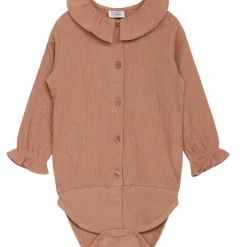 Sale Hust & Claire Bernadette skjortebody, cafè rose Penklær Baby Jente | Penklær Baby Gutt