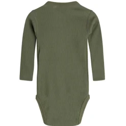 Online Hust & Claire Berry ribb body i ull/lyocell, olivine Ullbody Og Ullgensere Baby | Ullbodyer Baby Gutt