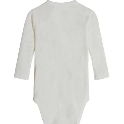 Clearance Hust & Claire Berry ribb body i ull, ecru Ullbody Og Ullgensere Baby | Bodyer Baby Jente