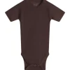 Discount Hust & Claire Bet ribb kortermet body i ull, java Ullbody Og Ullgensere Baby | Ullbodyer Baby Jente