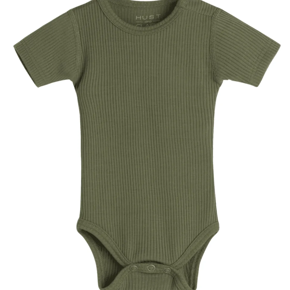 Hot Hust & Claire Bet ribb kortermet body i ull, olivine Ullbody Og Ullgensere Baby | Ullbodyer Baby Jente
