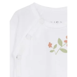 Sale Hust & Claire Bing omslagsbody, white Bodyer Baby Jente