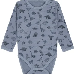 Best Hust & Claire Birk body i ull/silke, Blue wind Ullbody Og Ullgensere Baby | Ullbodyer Baby Gutt