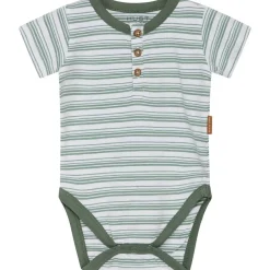 Clearance Hust & Claire Bob kortemet body, jade green Kort | Kortermet Baby Gutt