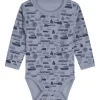 Fashion Hust & Claire body i ull/bambus m/kjøretøy, Blue wind Ullbody Og Ullgensere Baby | Ullbodyer Baby Gutt