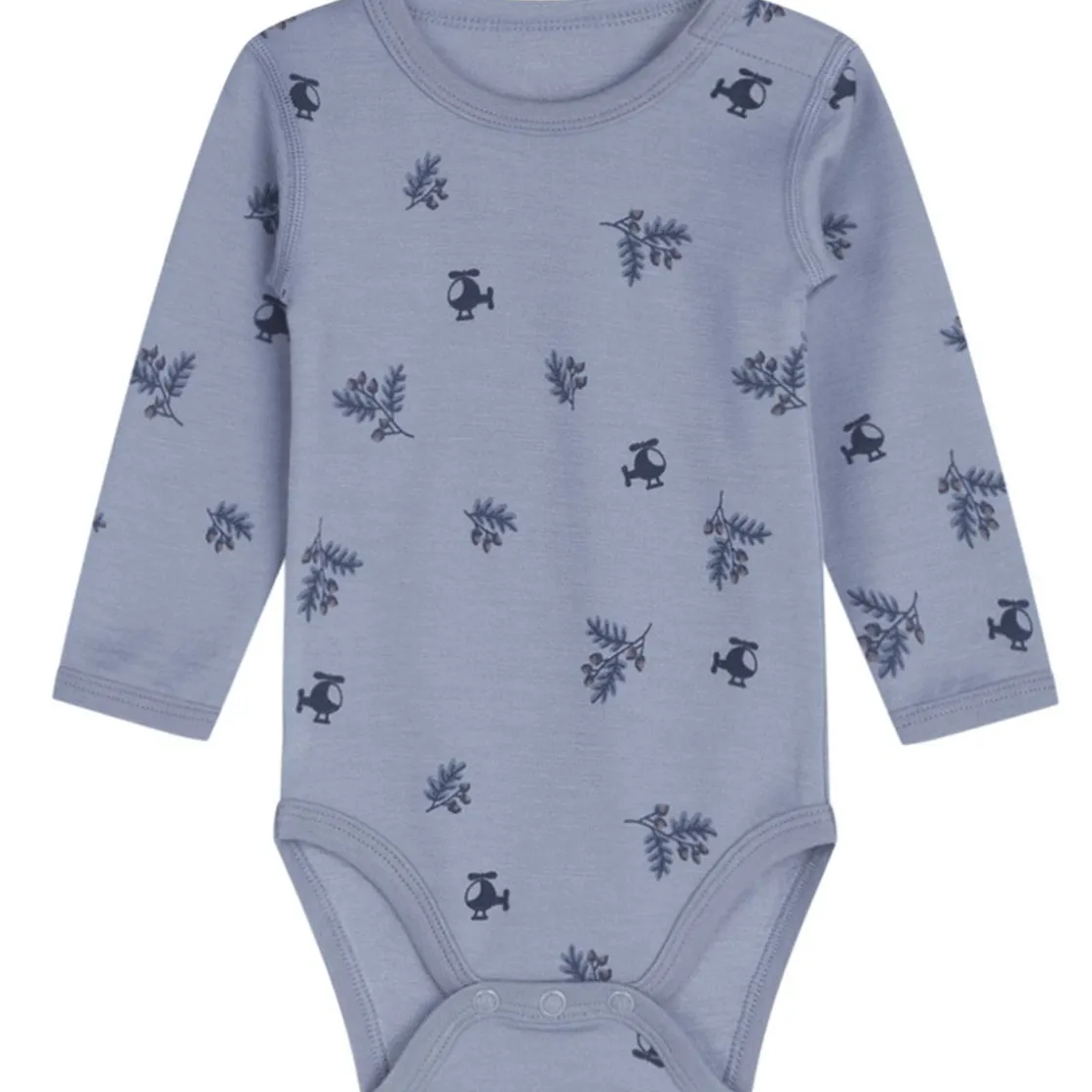 Hot Hust & Claire body i ull/bambus med nøtter, Blue wind Ullbody Og Ullgensere Baby | Ullbodyer Baby Gutt