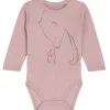 Hot Hust & Claire body i ull/bambus med isbjørn, Shade rose Ullbody Og Ullgensere Baby | Ullbodyer Baby Jente