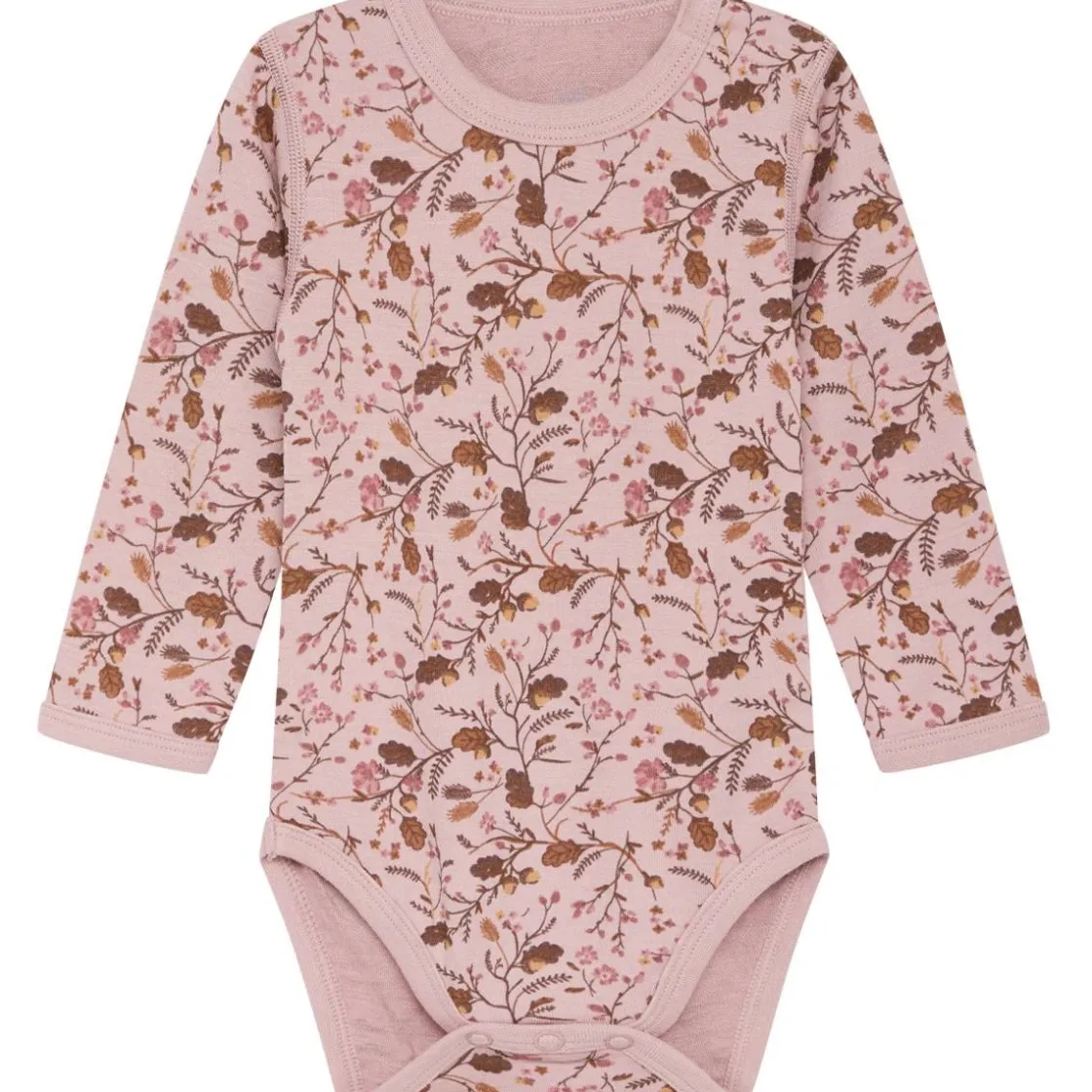 Hot Hust & Claire body i ull/bambus m/blomster, Shade rose Ullbody Og Ullgensere Baby | Ullbodyer Baby Jente