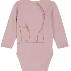 Hot Hust & Claire body i ull/bambus med isbjørn, Shade rose Ullbody Og Ullgensere Baby | Ullbodyer Baby Jente