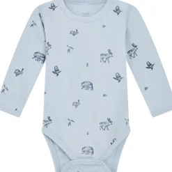 Sale Hust & Claire body ull/bambus skogsdyr, Cloud Blue Ullbody Og Ullgensere Baby | Ullbodyer Baby Gutt