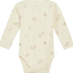 New Hust & Claire body ull/bambus skogsdyr, Ecru Ullbody Og Ullgensere Baby | Ullbodyer Baby Jente