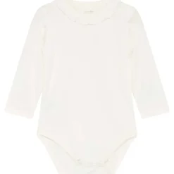 New Hust & Claire Boletta body m/krage i bambus, Ivory Penklær Jente | Penklær Baby Jente