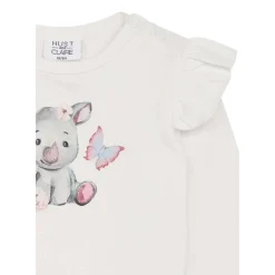 Clearance Hust & Claire Bri body, ivory Bodyer Baby Jente