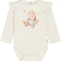 Discount Hust & Claire Bri body m/dino, whisper melange Bodyer Baby Jente