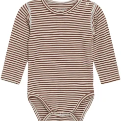 Outlet Hust & Claire Buller body med striper bambus, roots Bodyer Baby Jente | Bodyer Baby Gutt