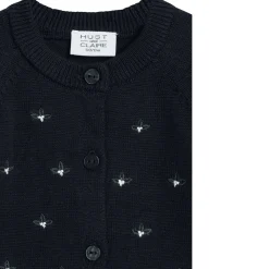 Sale Hust & Claire Call cardigan til baby, Navy Juleantrekk Til Baby Jente | Penklær Baby Jente