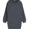 Sale Hust & Claire Dani kjole i ull/bambus, Grey Blend Ullkjoler Jente 3-10 År | Ullkjoler Baby