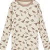 Clearance Hust & Claire Dino genser i ull/bambus, Mocha Ullgensere 8-16 År | Ullgensere Gutt 3-10 År