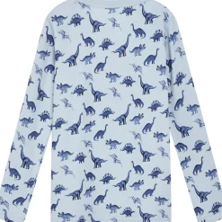 Outlet Hust & Claire Dino genser i ull/bambus, Cloud Blue Ullgensere 8-16 År | Ullgensere Gutt 3-10 År