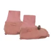 Outlet Hust & Claire Felice tøfler i ullfleece, ash rose Tøfler | Booties Til Baby