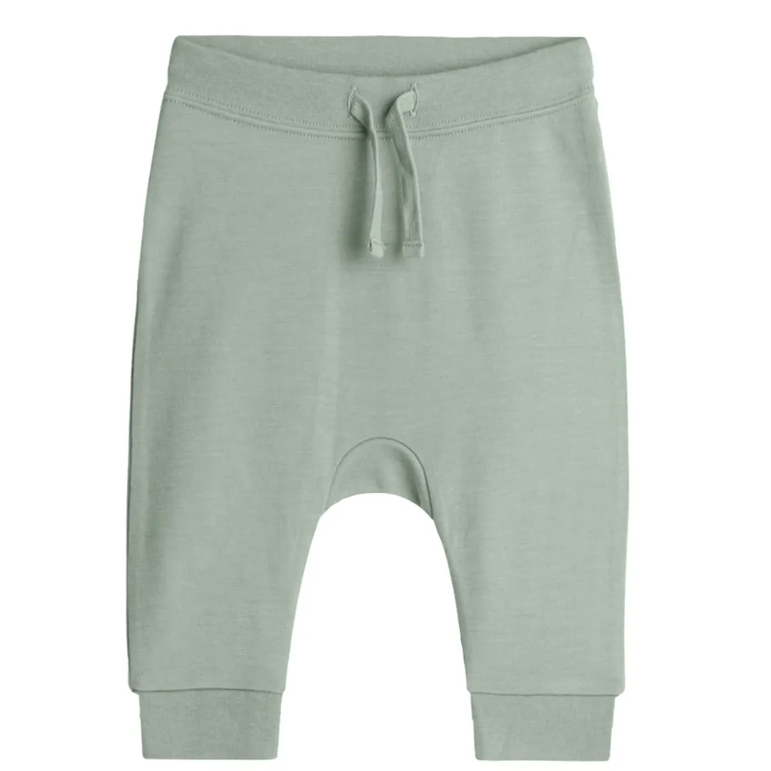 Outlet Hust & Claire Gaby ull/bambus joggingbukse, Jade Green Ullbukser Gutt 3-10 År | Ullbukser Baby