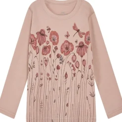 Fashion Hust & Claire genser i ull/bambus blomster, Rose Cloud Ullgensere Jente 3-10 År | Ullgensere Gutt 3-10 År