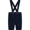 Outlet Hust & Claire Hanibal overall til baby, Navy Penklær Gutt | Skjorter Gutt