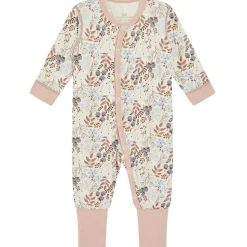 Best Hust & Claire heldress ull/bambus blomster, Cloud Blue Ulldresser & Ullpyjamaser Baby | Heldresser & Pyjamaser Jente