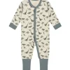 Clearance Hust & Claire heldress ull/bambus Dino, Jade Green Ulldresser & Ullpyjamaser Baby | Heldresser & Pyjamaser Gutt