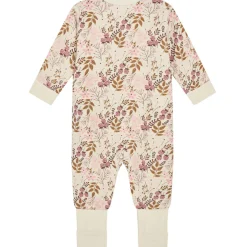 Discount Hust & Claire heldress ull/bambus blomster, Orchid Ulldresser & Ullpyjamaser Baby | Heldresser & Pyjamaser Jente