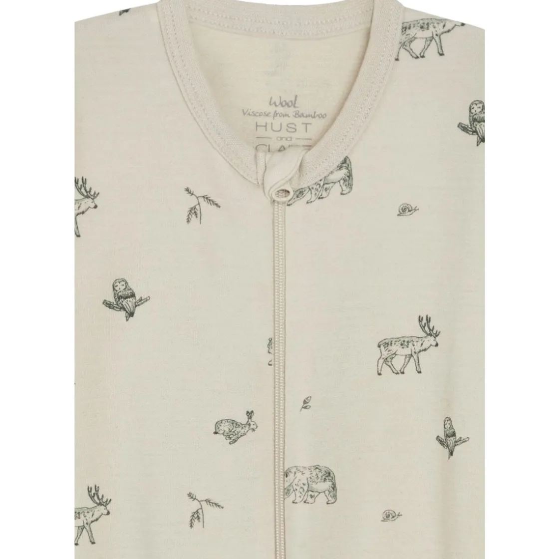Online Hust & Claire heldress ull/bambus skogsdyr, French Oak Ulldresser & Ullpyjamaser Baby | Heldresser & Pyjamaser Jente