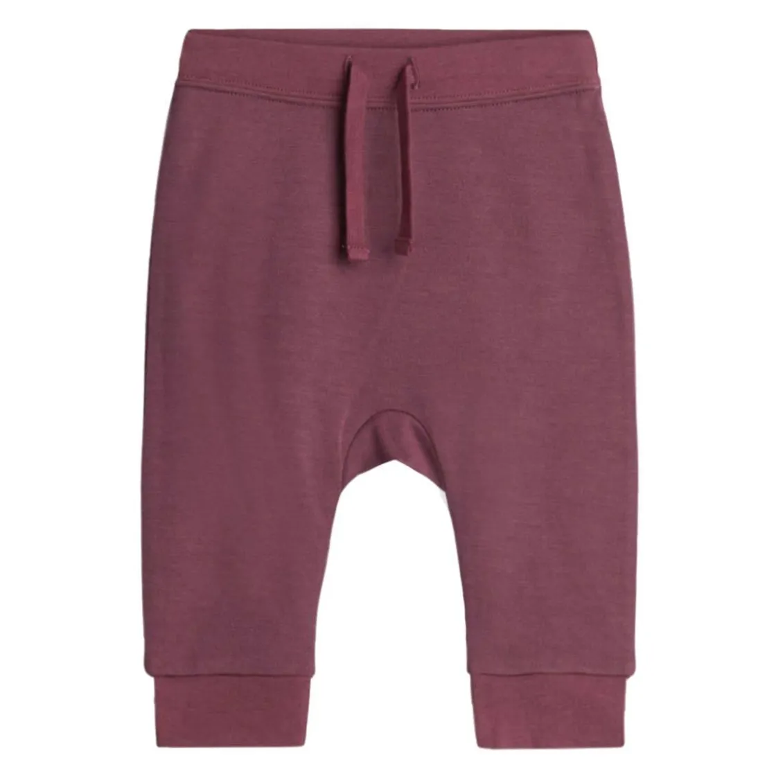 Best Hust & Claire joggebukse i ull/bambus, purple fig Ullbukser Baby | Ullbukser Gutt 3-10 År