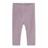 Discount Hust & Claire Lee ribb bukse i ull/lyocell, woodrose Ullbukser Baby | Ullbukser Gutt 3-10 År
