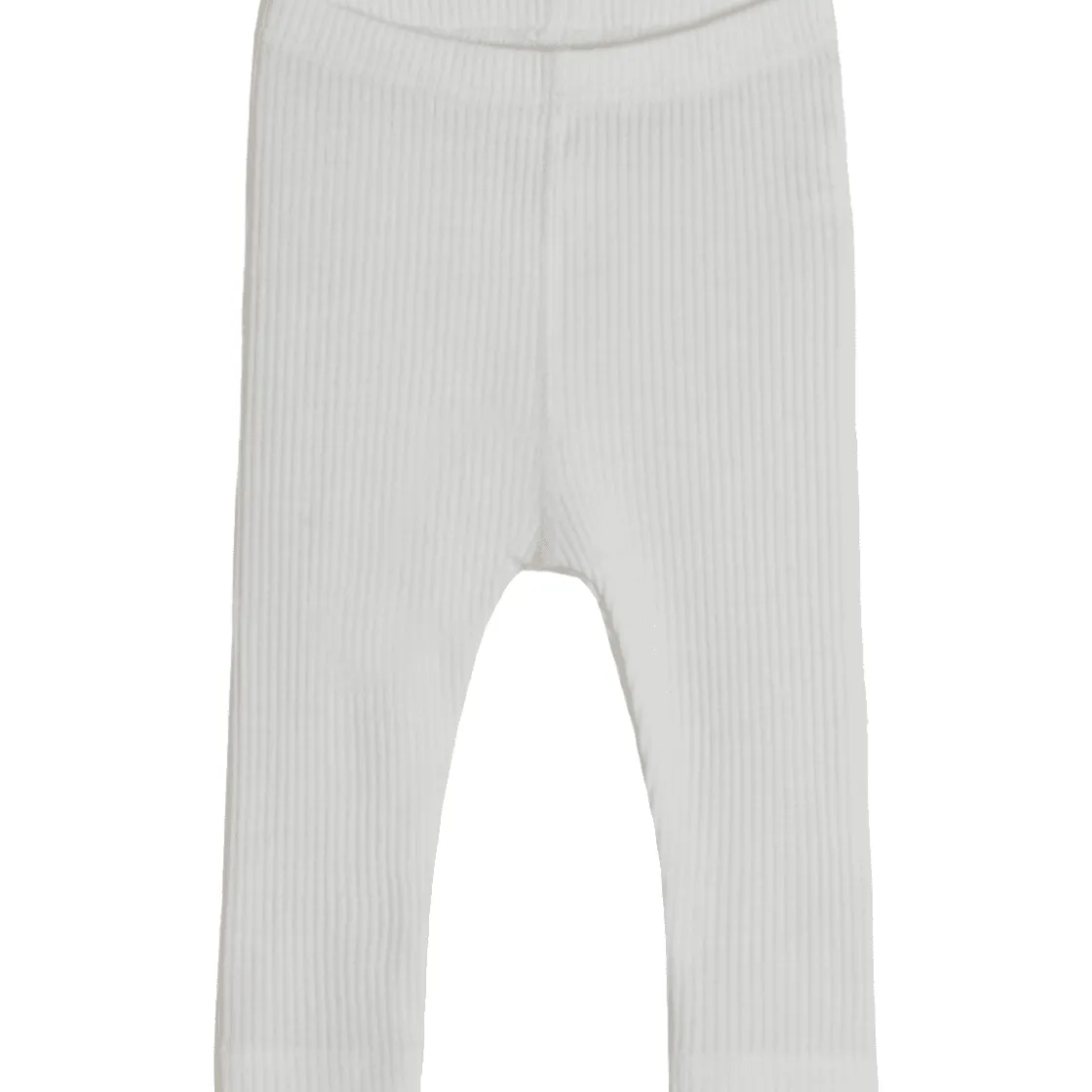 Clearance Hust & Claire Lee ribb leggings i ull til baby, ecru Ullbukser Baby | Ullbukser Gutt 3-10 År