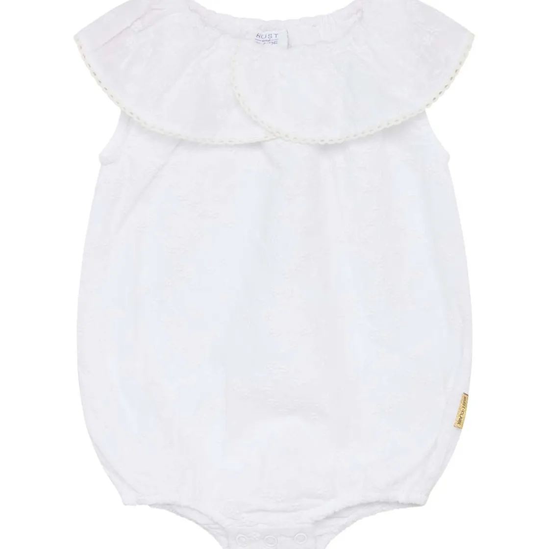 Fashion Hust & Claire Magnolia romper til baby, white Rompere & Jumpsuits Baby Jente